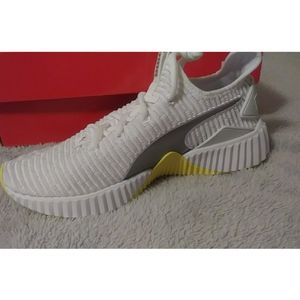 PUMA defy tz 7.5 W white/yellow NWT